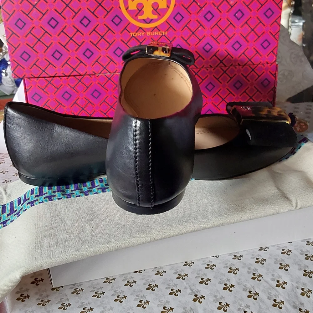 Tory Burch Chase Ballet Matte Glove‎ Napa Shoho Luxe Shoes